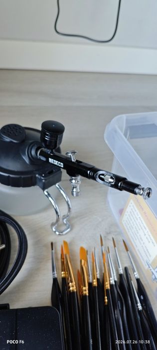 Kit aerografia com pouco uso