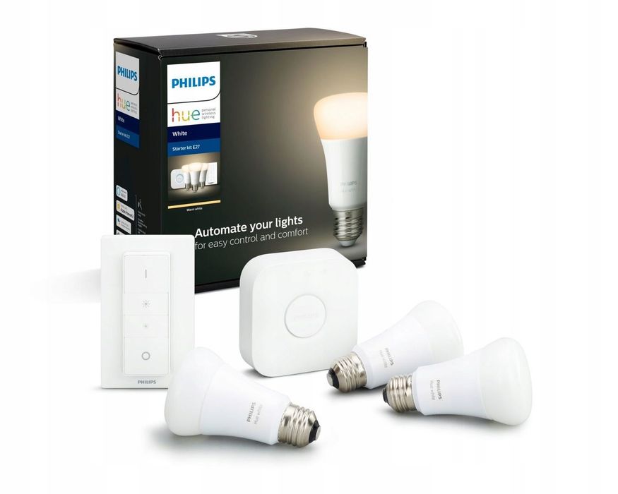Philips Hue White E27 (3 szt.) Zestaw startowy