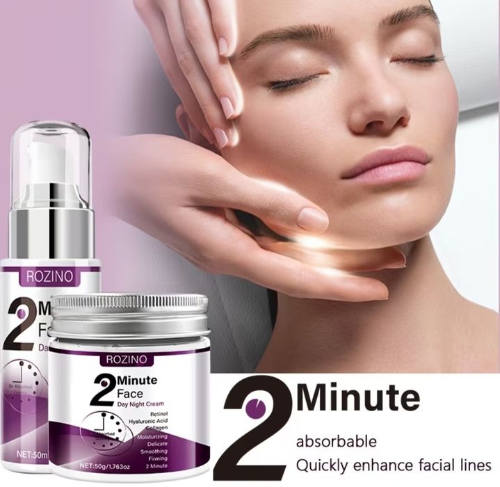 Krem do twarzy ROZINO „2 Minute Face” – na dzień i noc