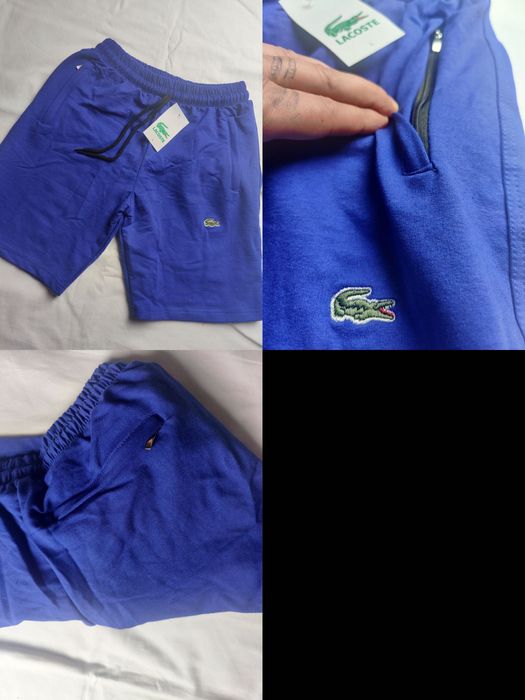 Spodenki szorty męskie bawełniane Lacoste kolory