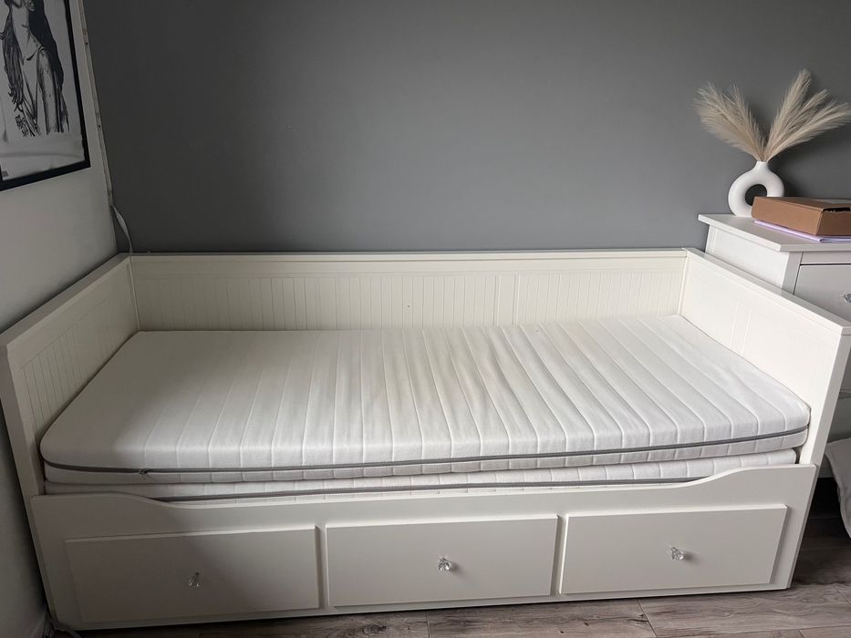 Łóżko hemnes białe