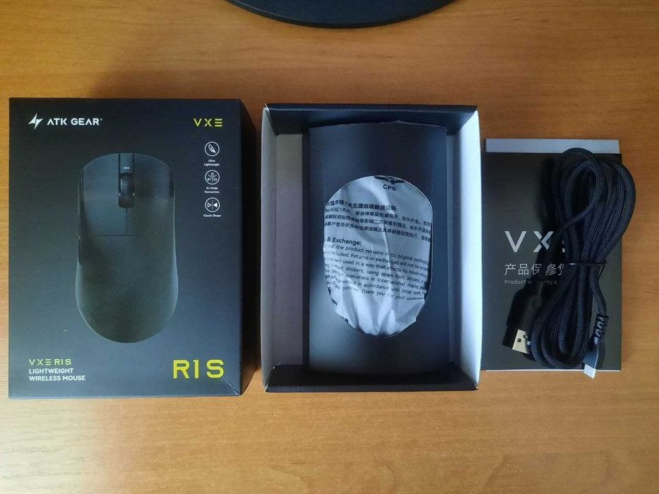 VXE Dragonfly R1 S Ігрова мишка бездротова нова Чорна