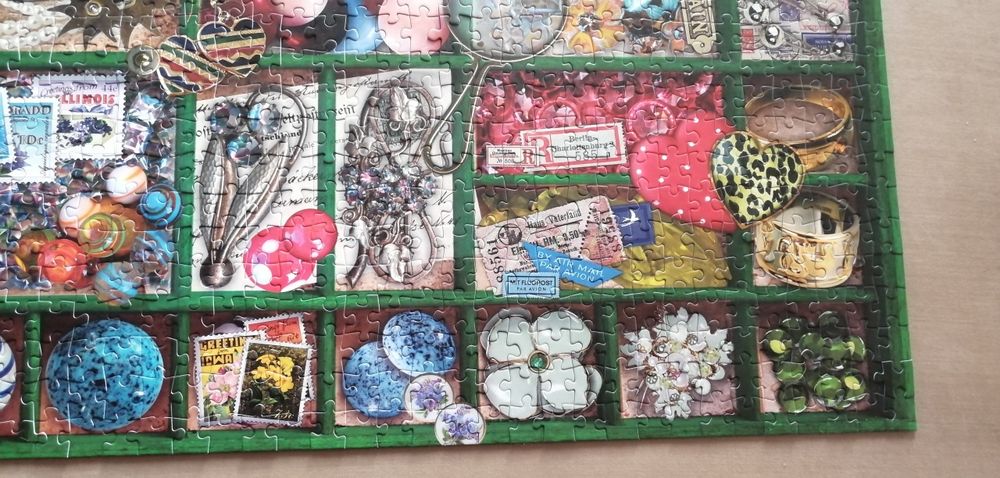 Puzzle Bluebird Zielona kolekcja 1000 kompletne