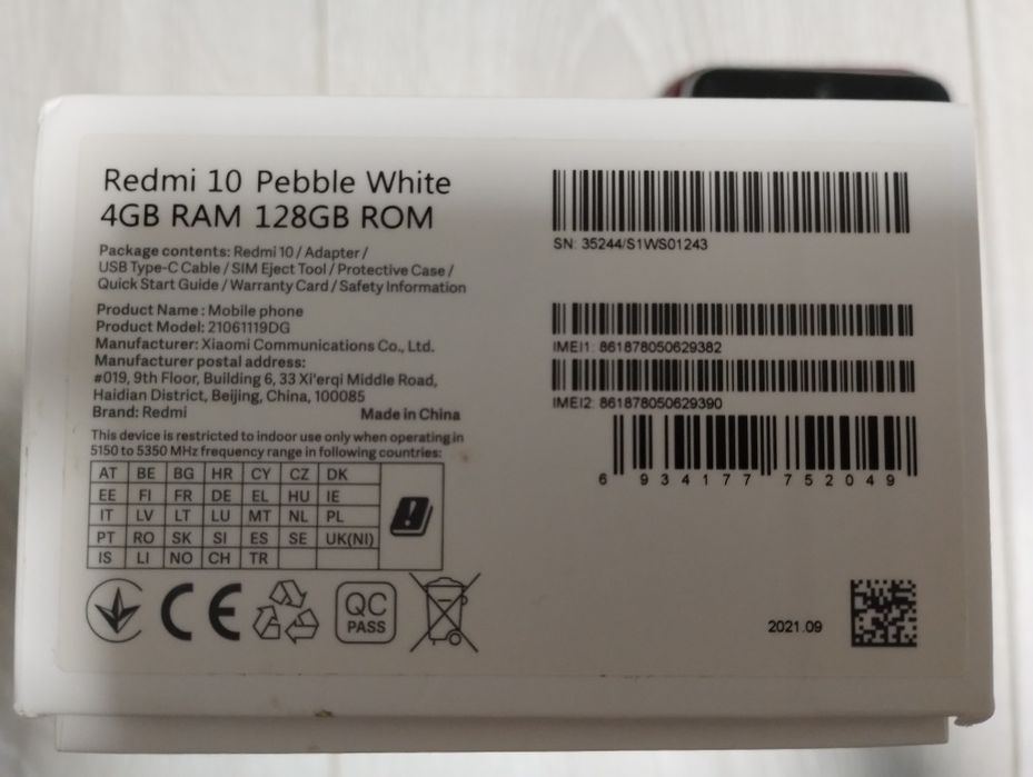 Продам телефон Redmi 10