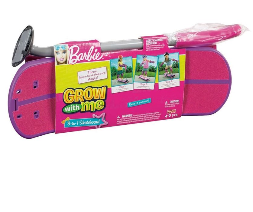 Skateboard 3 em 1 Skate e trotinete Grow with me Fisher Price