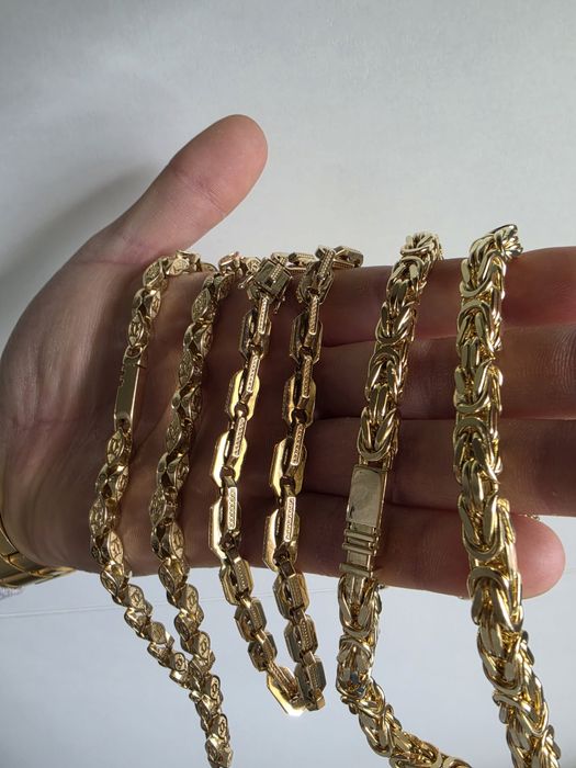 Nowe złote Łańcuchy Pr. 585 14K