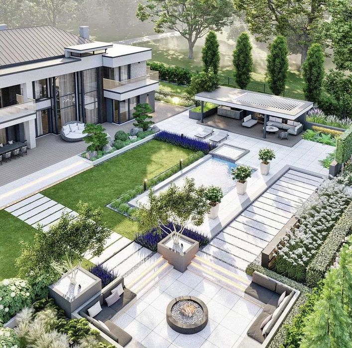 Ландшафтний дизайн, озеленення, квітники, садовник