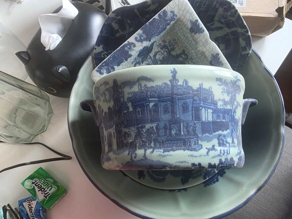 Conjunto de Loiça Antiga Victoria Ware