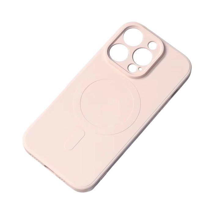 Etui Silicone Case z MagSafe na Samsung Galaxy A36 5G - różowe