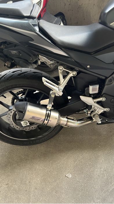 Escape full em inox para Honda CBR500R