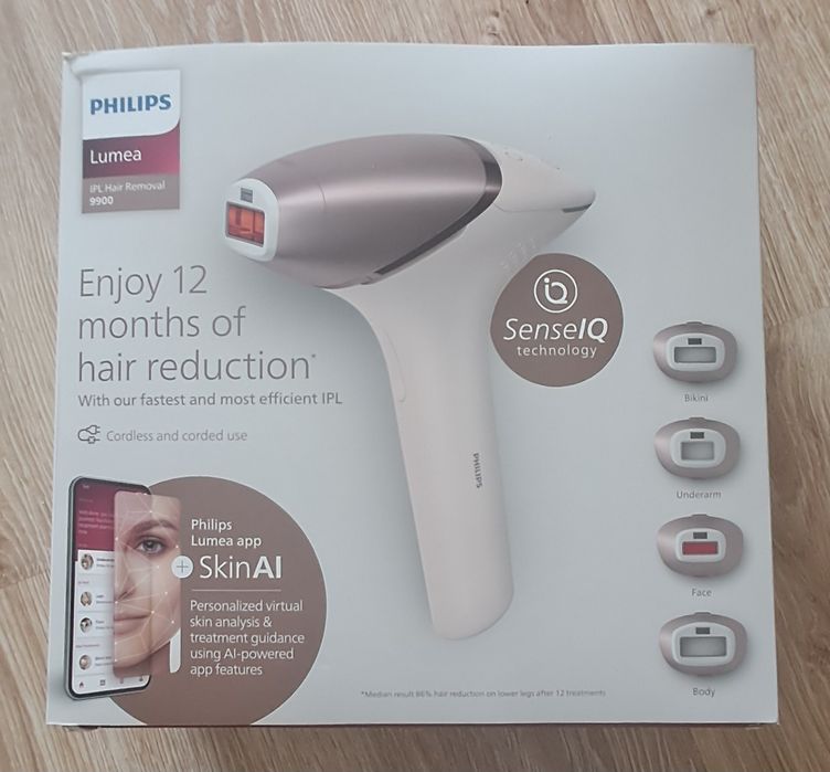 Depilator IPL Philips lumea seria 9900 skin AI
