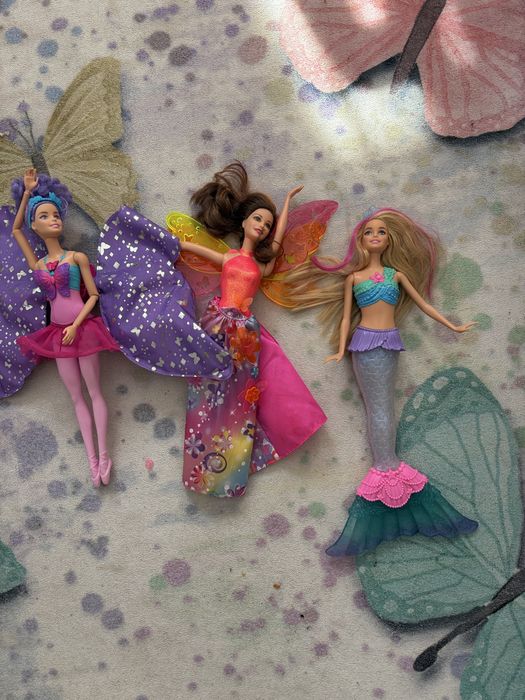 Barbie motyl skladane skrzydla