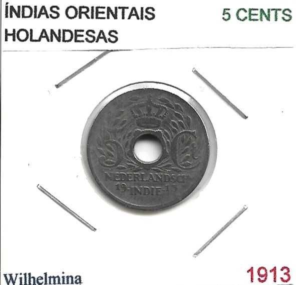 Índias Orientais Holandesas - - - - - Moedas