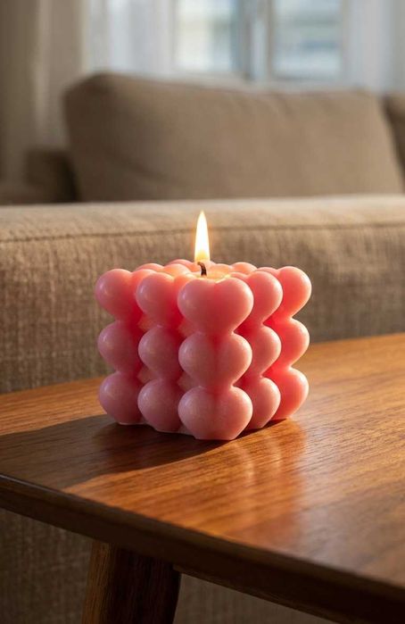 Velas Decorativas Feitas à Mão