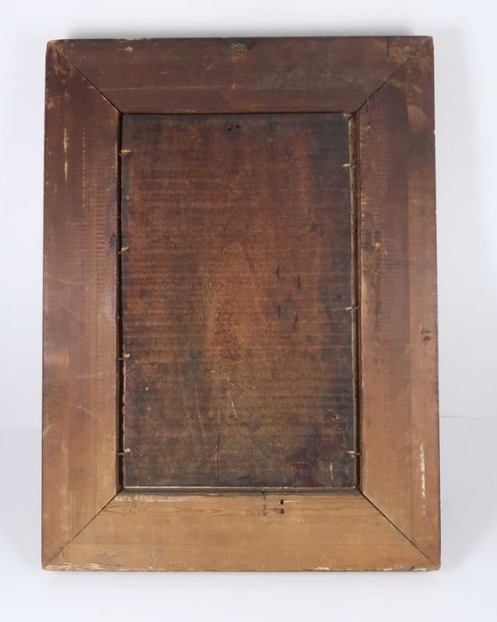 Óleo sobre painel de madeira Séc. XIX