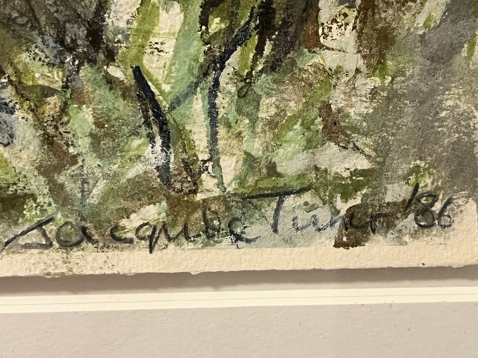 Jacquie Turner Anglia Akwarela+Pastel w ramie za szkłem UNIKAT