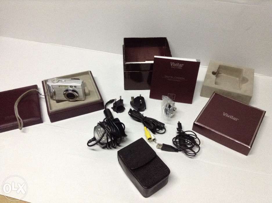 Máquina fotográfica a bateria