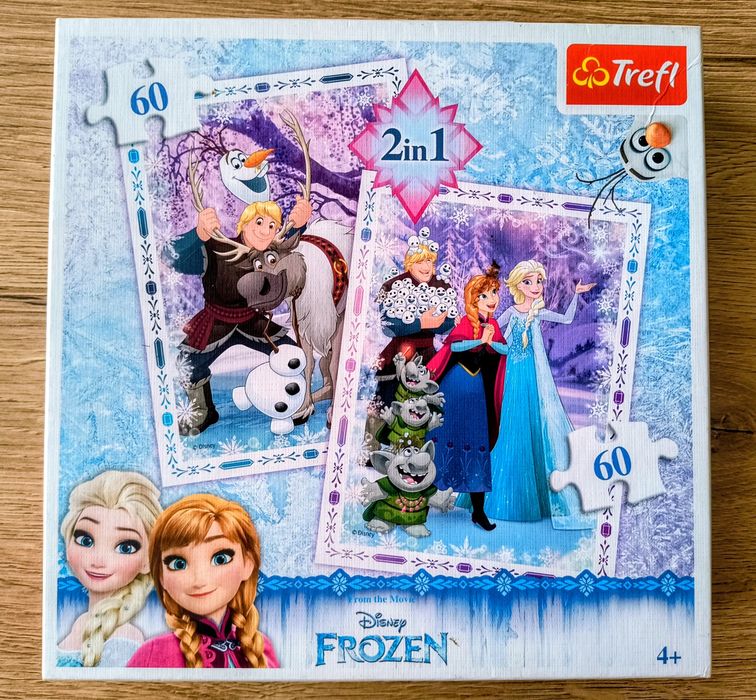 Puzzle Elza Frozen Kraina Lodu 2 obrazki