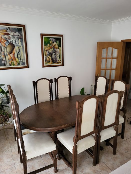 Mesa madeira 8 pessoas