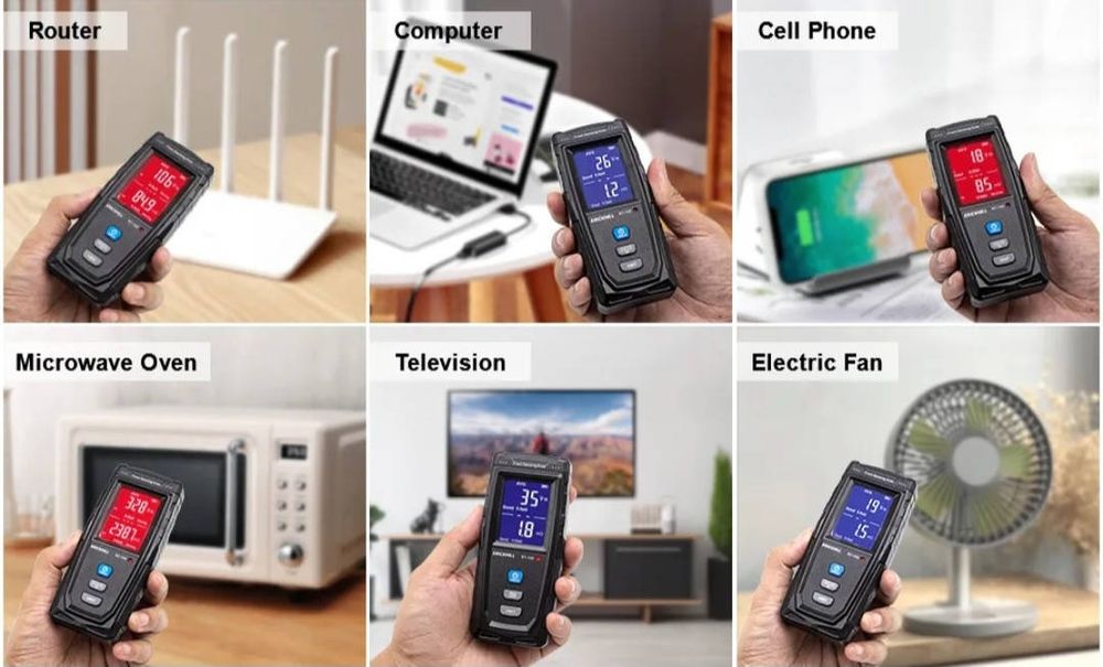 Вимірювач електромагнітного випромінювання Erickhill RT-100 Тестер EMF