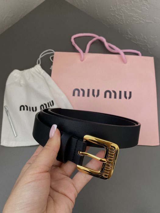 Ремінь пояс шкіра miu
