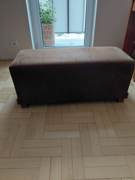 Brązowa pufa typu ,,Indiana"