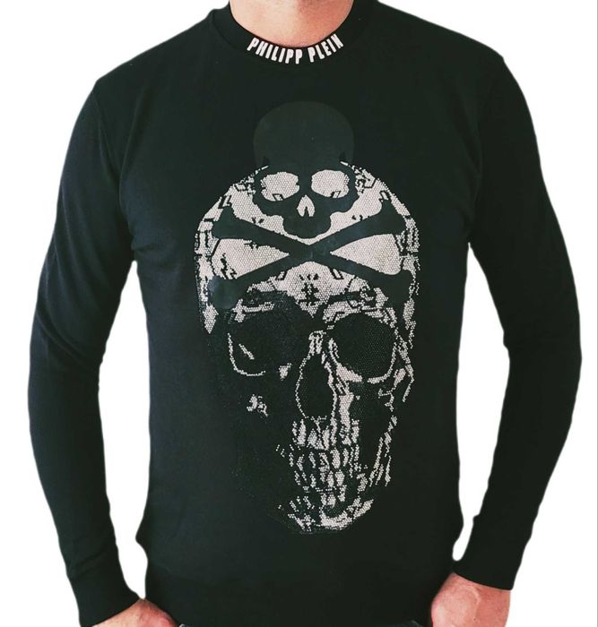 Bluza Philipp Plein logo Skull Wyprzedaż