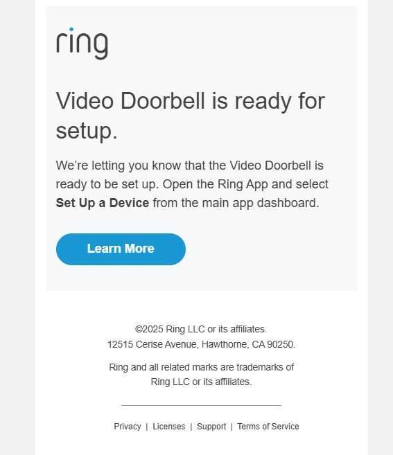 RING Video Doorbell (2nd Gen) – sprawny, komplet + akcesoria