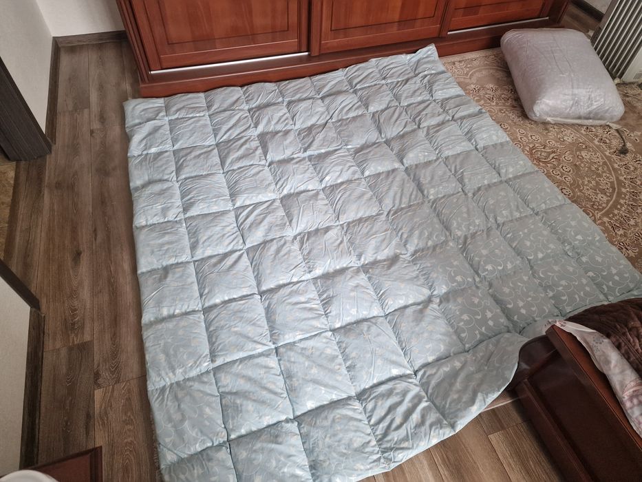Пухова ковдра 190×200 см • нова • натуральне гусяче пір’я