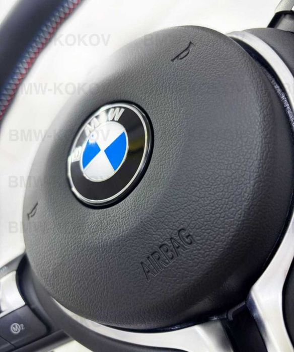 ‼️ Тюнінг Кермо BMW M Sport ‼️Ціна з подушкою Air Bag! Шкіряний Спортивний Руль Nappa M3 для БМВ F30 F31 F32 F33 F36 F20 F21 F10 F11 X3 F25 X5 F15