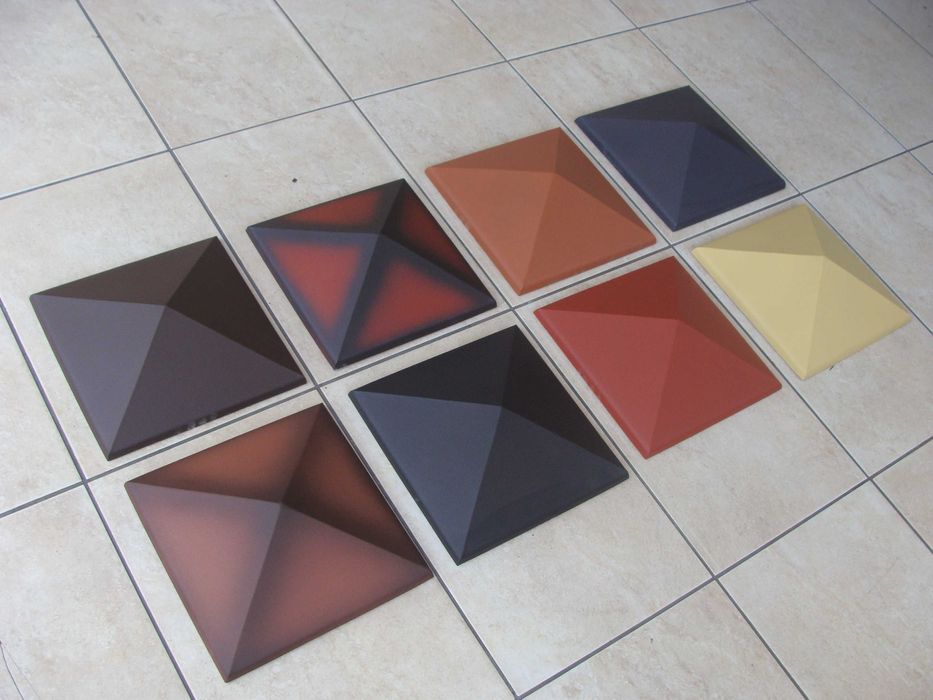 Daszki czapy na słupki i murki ogrodzeniowe i klinkierowe