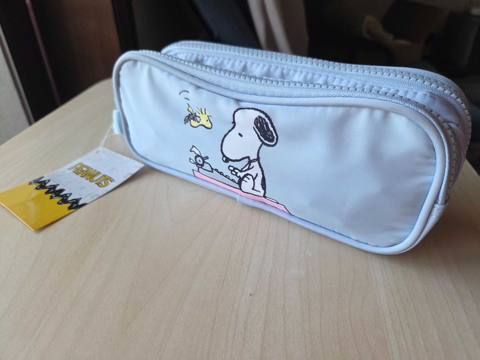 Estojo Snoopy Peanuts – 2 Compartimentos – Novo