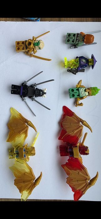 Figurki lego ninjago smoczy , garmadon , ronin, fs, złoty