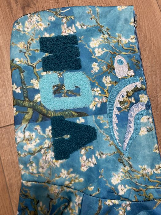 ‼️Без предоплати‼️BAPE Бейп Bape van gogh zip ван гог вангог зіп зип, преміальна якість худі бейп