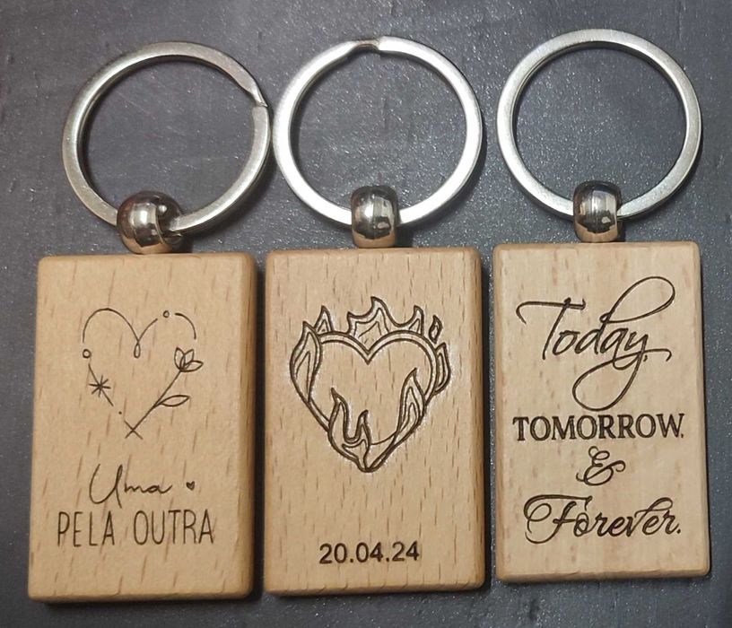 Porta Chaves em madeira gravado a laser