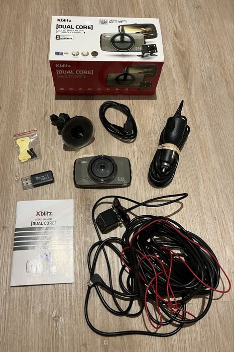 Dashcam Xblitz c/ Câmera Traseira