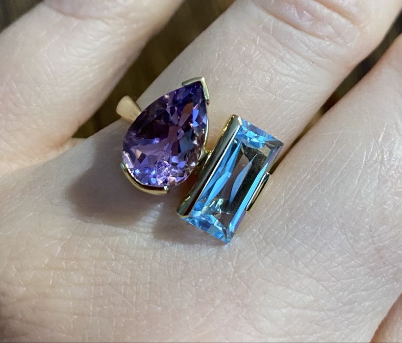 Каблучка золота Sova, 18.5 розмір