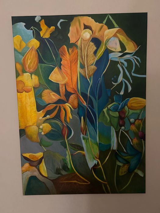Obraz olejny 70x50 “ Dziki ogród”