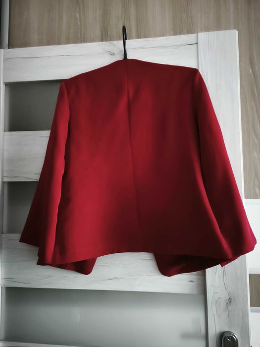 Marynarka - narzutka bordowa Shein 36