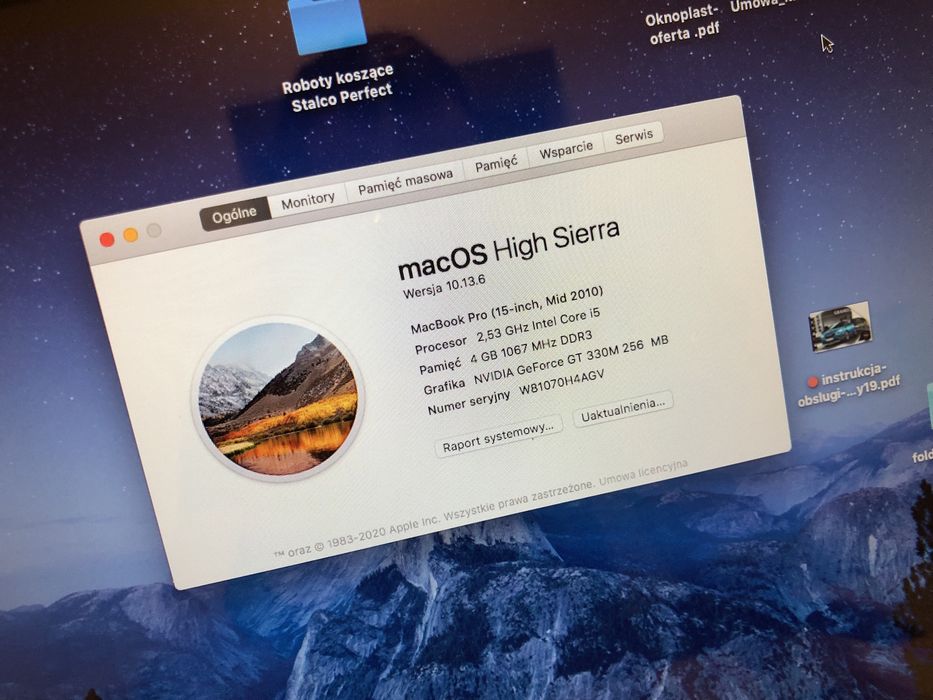 Macbook Pro 15”