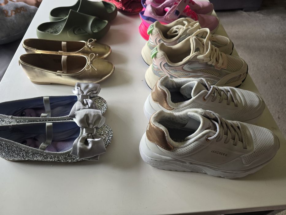 Zeataw butów na jesień, buty dla dziewczynki 8 par, adidasy 30