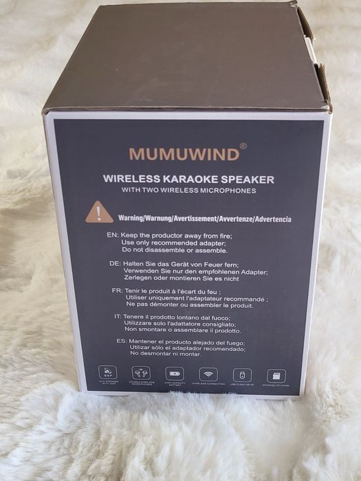 Zestaw Karaoke MUMUWIND MMF-307 – 2 Mikrofony Bezprzewodowe