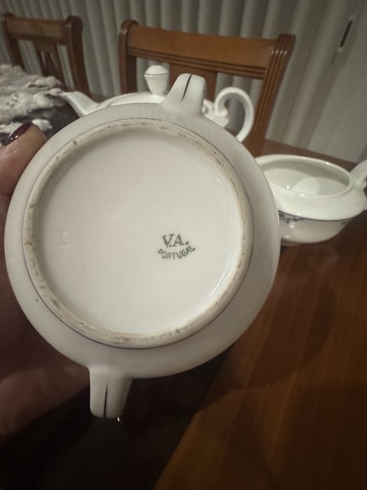Lote de Porcelana Vista Alegre Antiga (Marca 31: 1924-1947) – Estilo Art Déco / Clássico