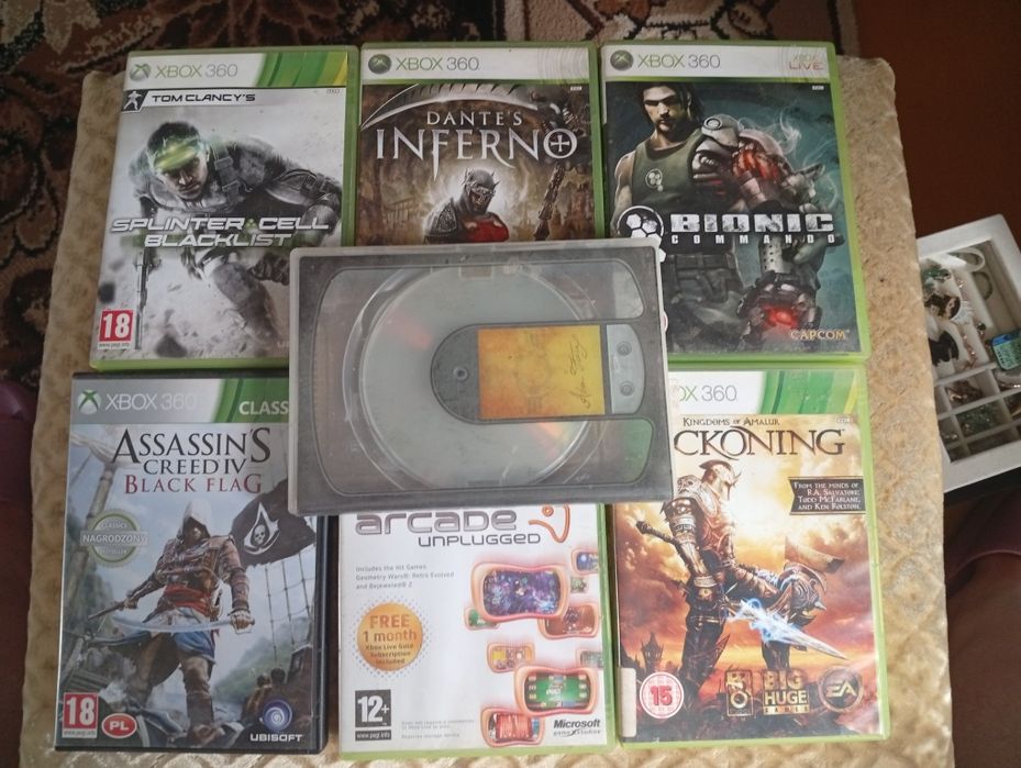 Gry na Xbox 360 siedem sztuk