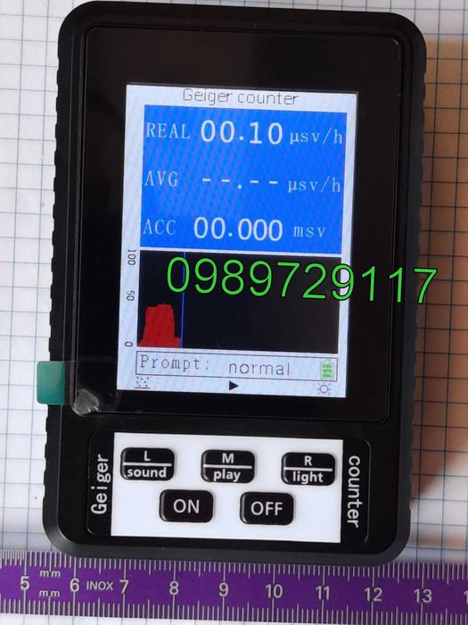 Новий Дозиметр Радіометр вимірювач радіації Счетчик Гейгера радиация