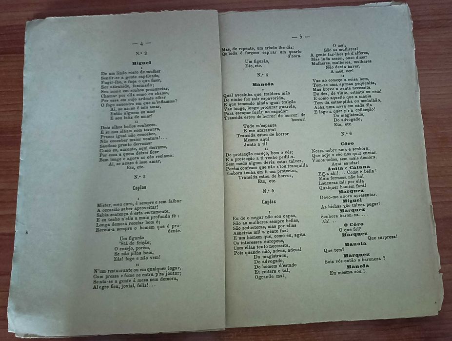 A Noite e o Dia: Opera Comica em 3 actos (3ª Edição)