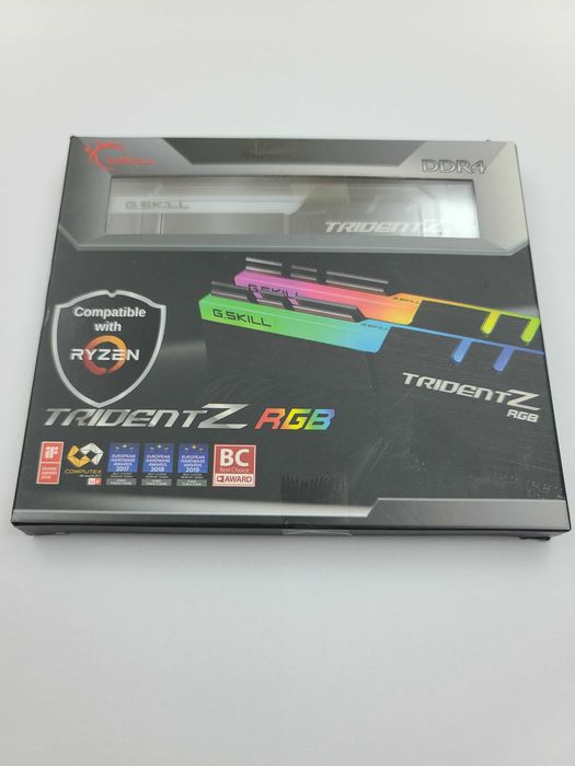 Оперативна пам’ять DDR4 16G KIT(2x8G) 3600MHz G. SKILL TridentZ RGB Black 1.35 V CL18