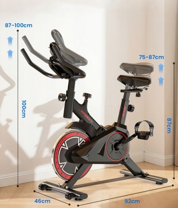 Rower dla kobiety stacjonarny, treningowy, spinningowy