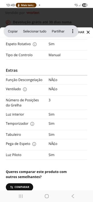 Mini forno como novo