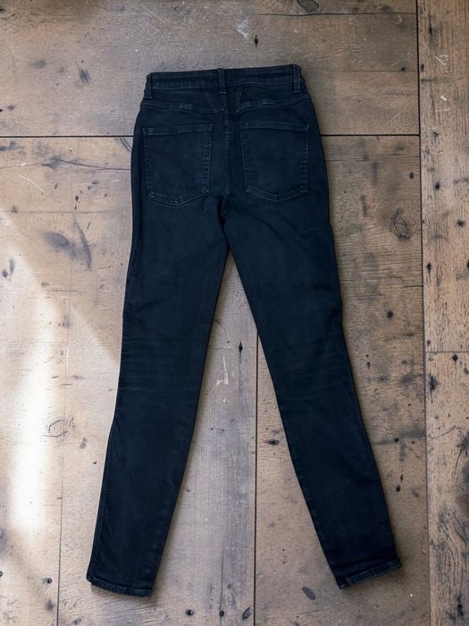 Closed Skinny Pusher roz. 26 czarne dżinsy rurki wysoki stan black high waisted premium jeans